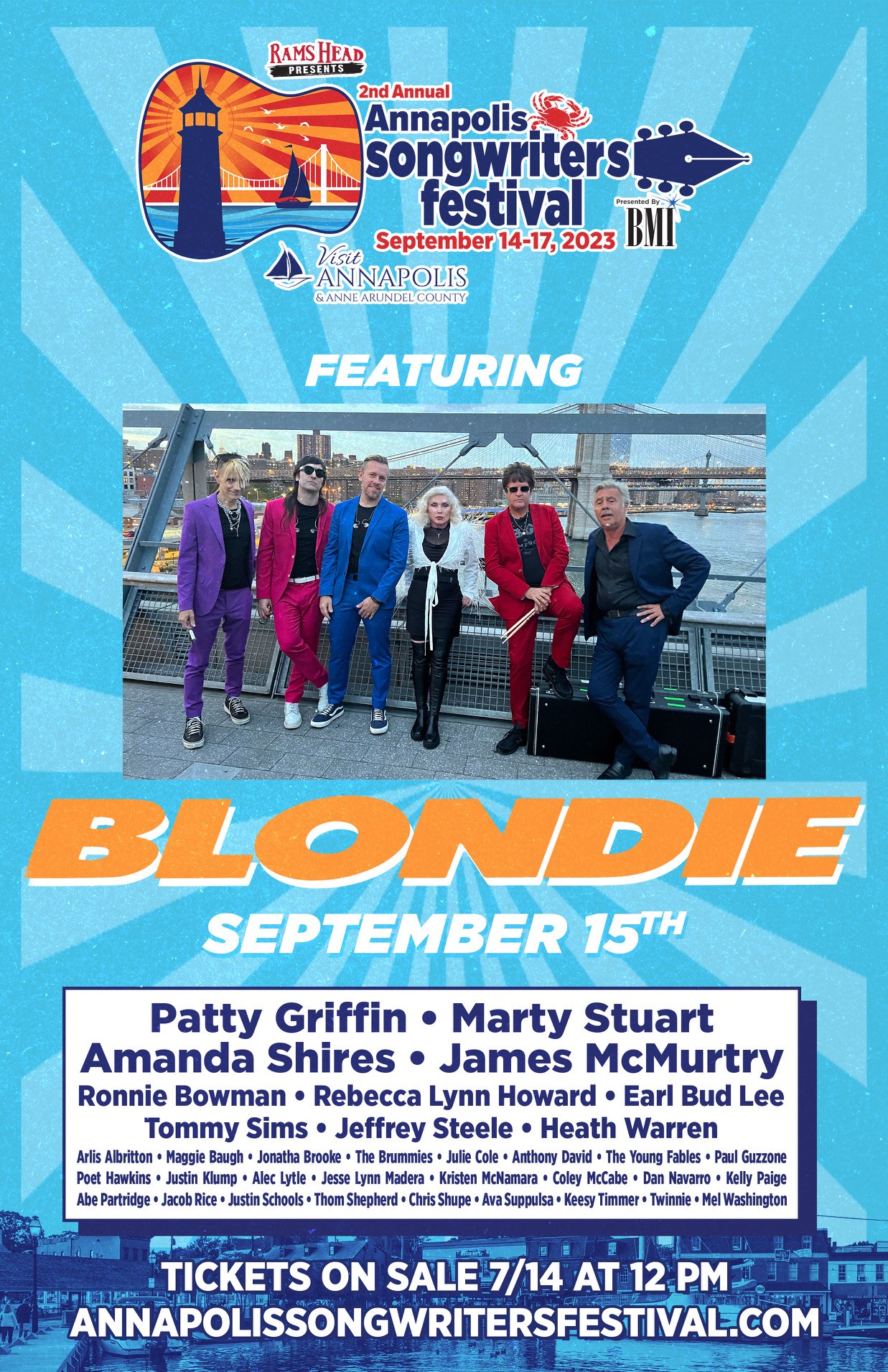 Annapolis Songwriters Festival Blondie